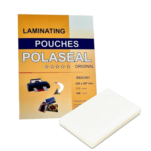 Polaseal para plastificação A4 - Lian Card