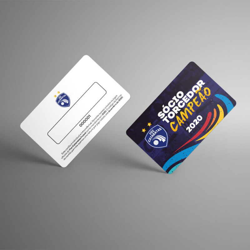 Cartão sócio torcedor em PVC - Lian Card